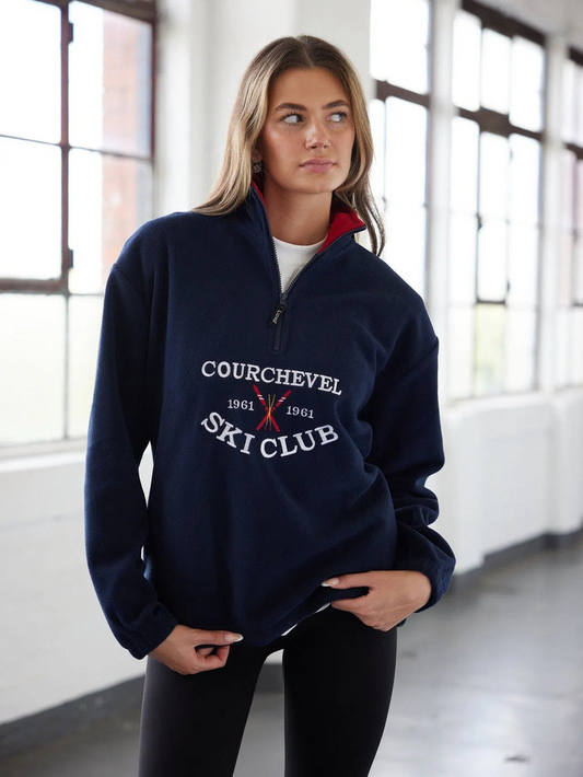 Courchevel Ski Club Fleece Navy