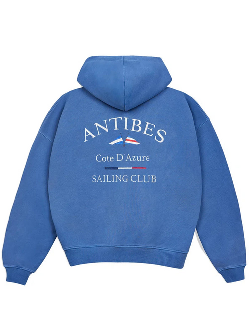 Antibes Heavyweight Hoodie Blue