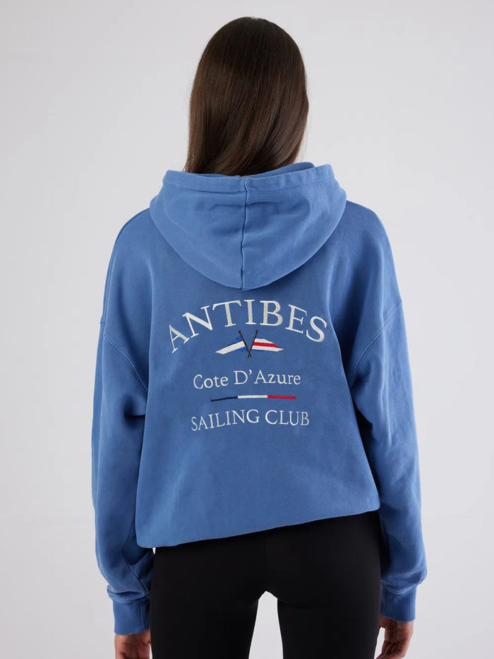 Antibes Heavyweight Hoodie Blue