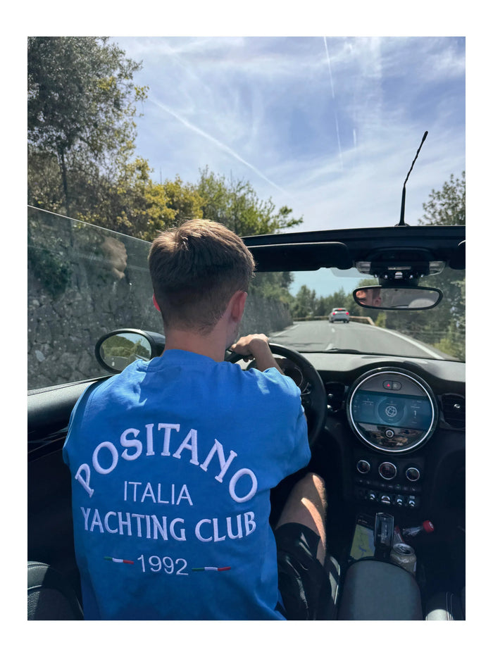 Blue Positano Big Logo T-Shirt