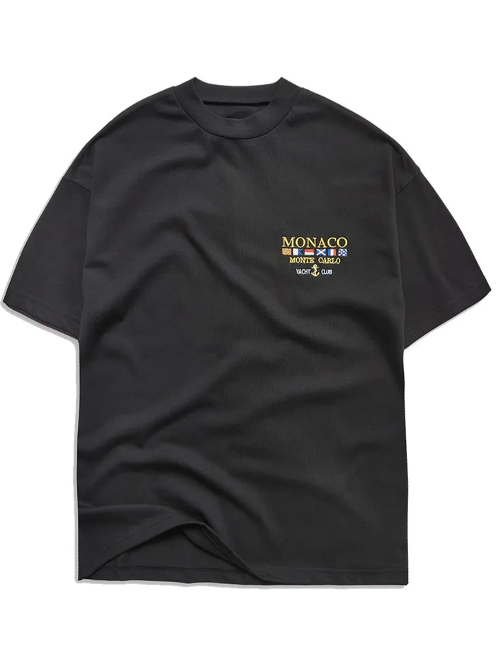 Black Monaco Small Logo T-Shirt