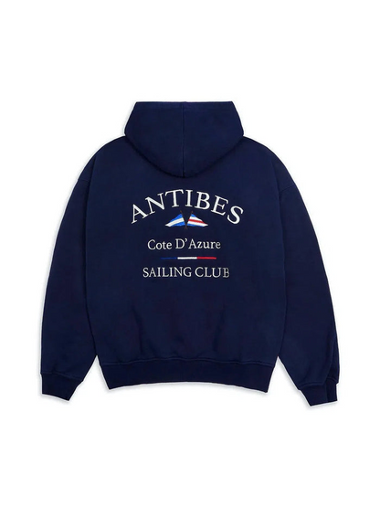 Antibes Heavyweight Hoodie Navy