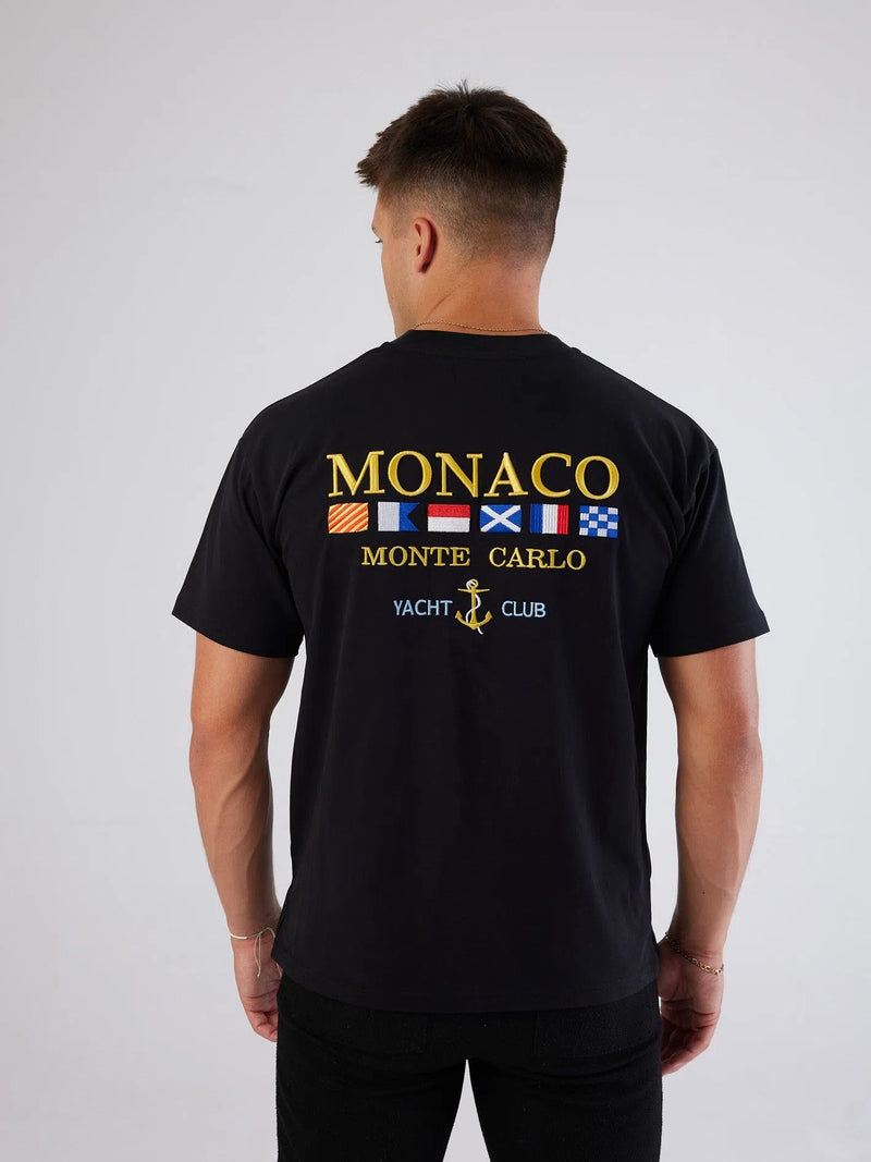 Monaco T-Shirt Black