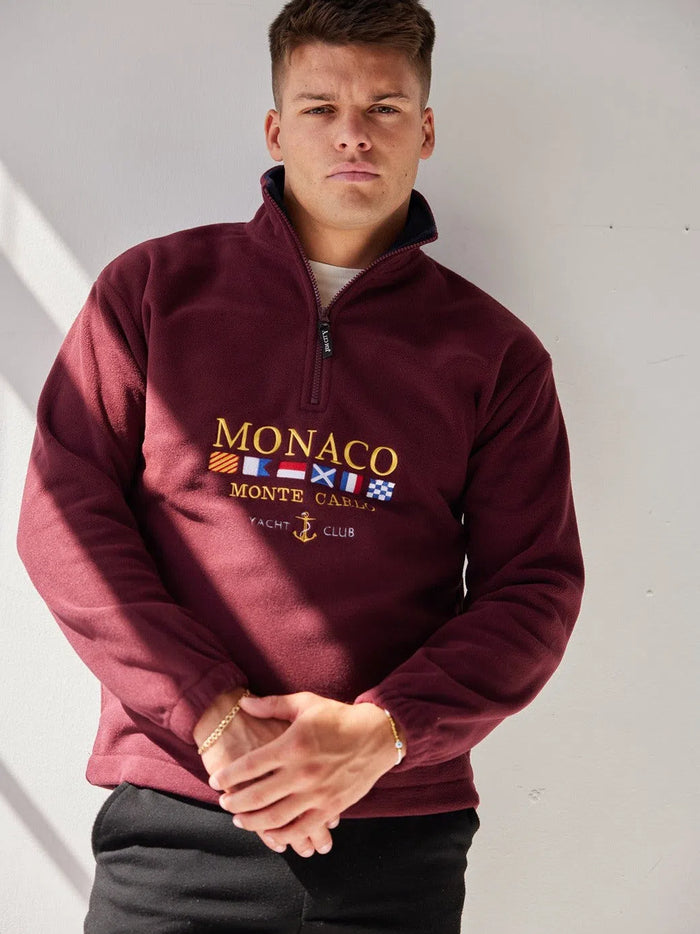 Monaco Vintage Fleece Burgundy