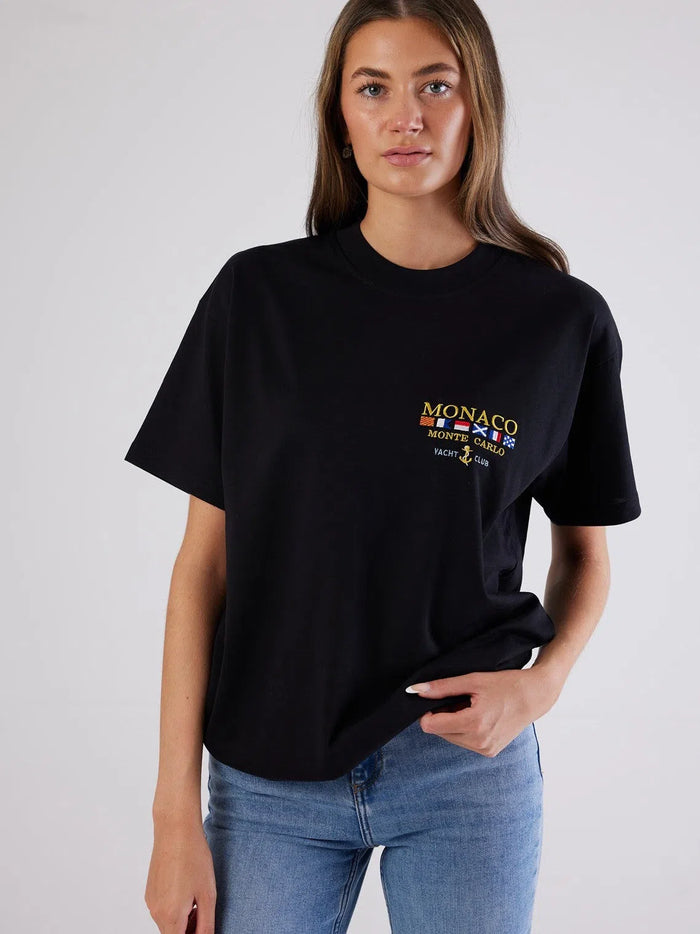 Black Monaco Small Logo T-Shirt