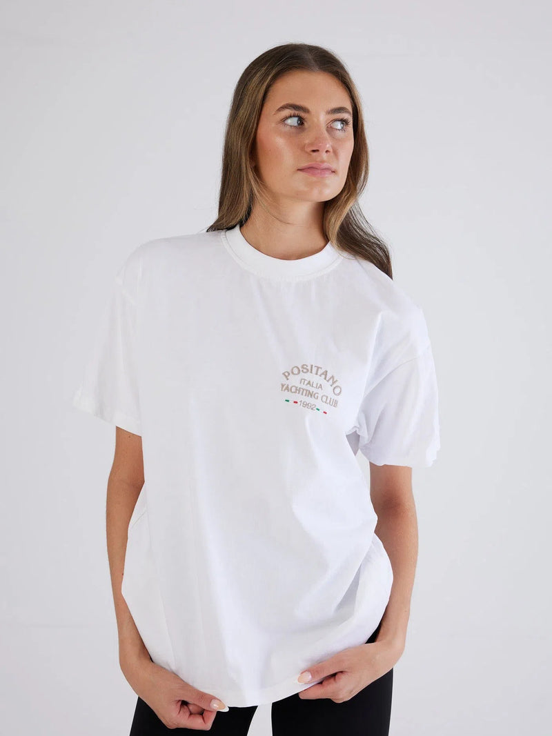 White Positano Small Logo T-Shirt