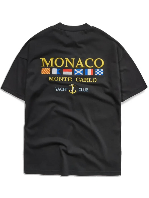 Monaco T-Shirt Black